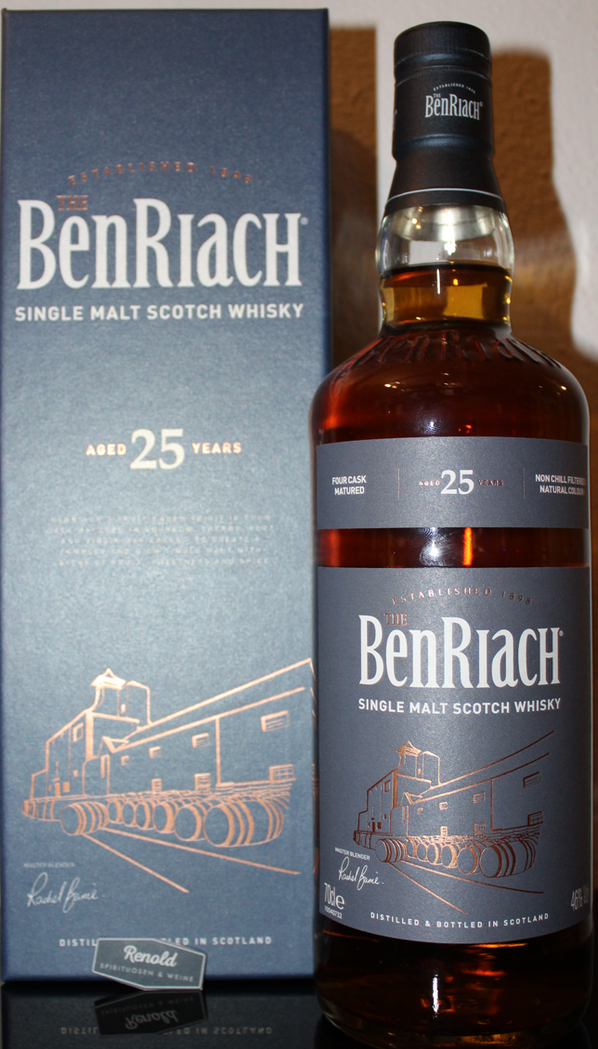 THE BENRIACH 25 YEARS OLD