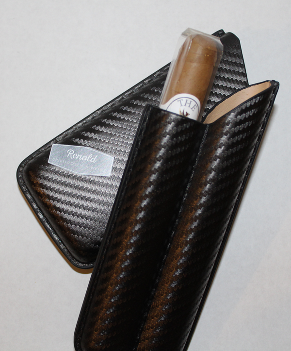 Zigarren-Etui Karbonoptik