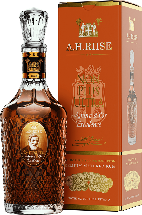 A.H. Riise Non Plus Ultra Ambre d'Or Excellence Rum 42% Vol. 70 cl