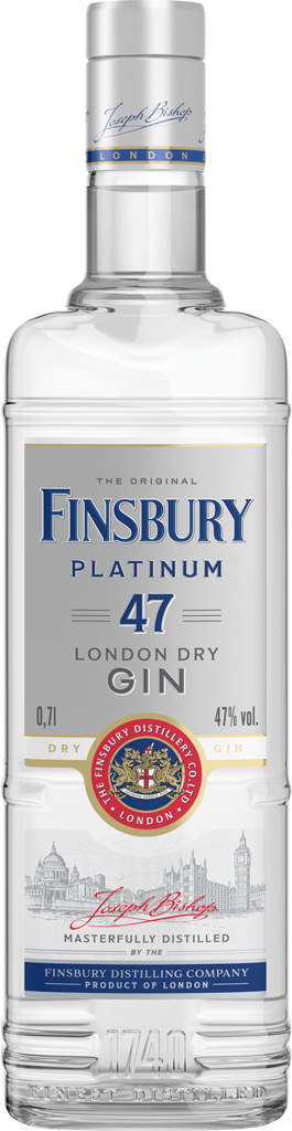 Finsbury Platinum Dry Gin, 47% Vol. / 70cl